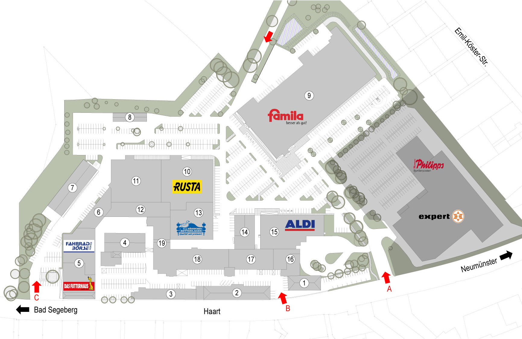 lageplan emil koester stoerpark